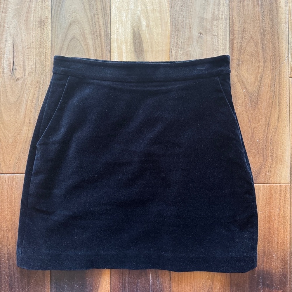& Other Stories Black Mini Skirt
